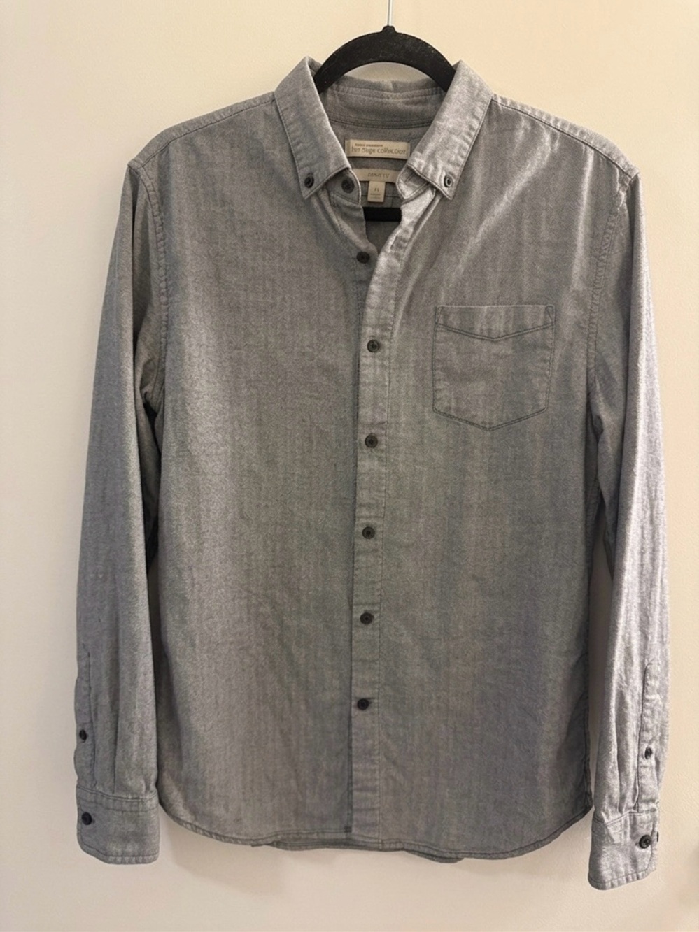 Banana Republic Heritage Collection - Grey Long-Sleeve Button-Down Shirt